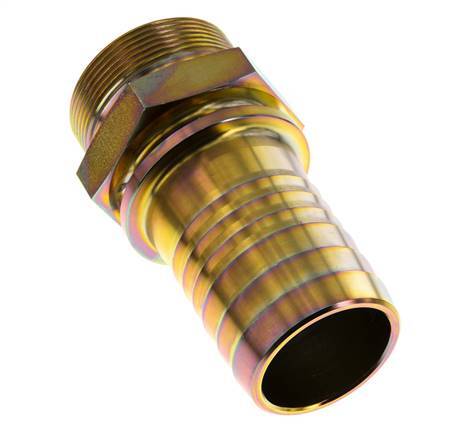 Colliers de securite de 50 mm (2'') et G2'' en acier zingue pour tuyaux Barb mâle