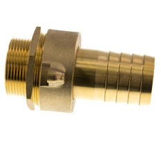 38 mm (1-1/2'') & G1-1/2'' Barre à boyau mâle en laiton joint plat NBR ecrou à ailettes