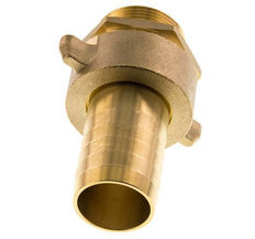 38 mm (1-1/2'') & G1-1/2'' Barre à boyau mâle en laiton joint plat NBR ecrou à ailettes