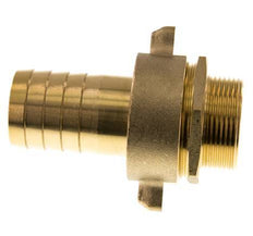 38 mm (1-1/2'') & G1-1/2'' Barre à boyau mâle en laiton joint plat NBR ecrou à ailettes