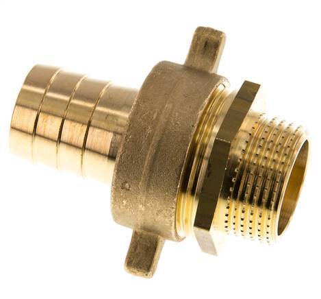 25 mm (1'') & G1'' Barre de tuyau laiton mâleConical Sealing NBR Wing Nut