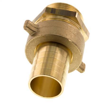 32 mm (1-1/4'') & G1-1/4'' Barre à tuyau en laiton mâleConical Sealing NBR Wing Nut
