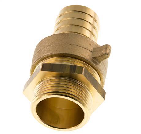 32 mm (1-1/4'') & G1-1/4'' Barre à tuyau en laiton mâleConical Sealing NBR Wing Nut