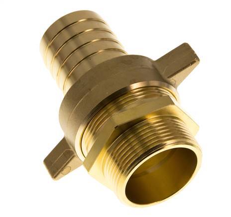 38 mm (1-1/2'') & G1-1/2'' Barre à tuyau en laiton mâleConical Sealing NBR Wing Nut