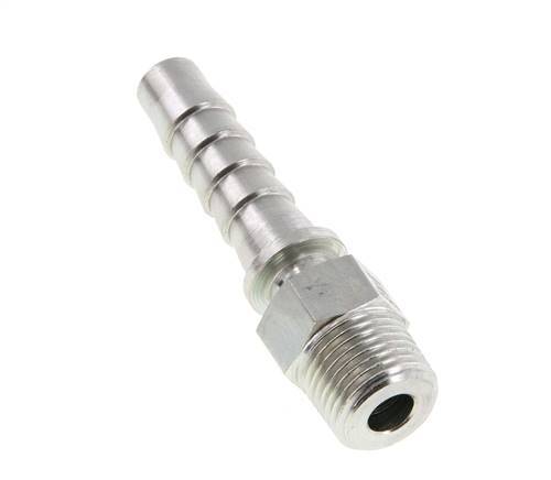 Pilier de tuyau en acier zingue 13x25 mm & R1/2'' avec filetage mâle DIN EN 14423