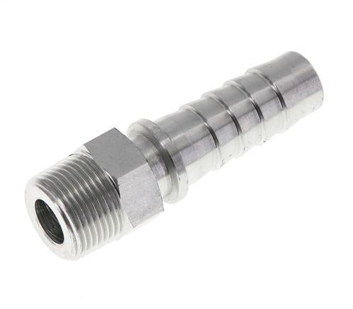 Pilier de tuyau en acier zingue 19x33 mm & R3/4'' avec filetage mâle DIN EN 14423