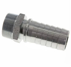 38x54 mm & R1-1/2'' zink plated Steel Hose Pillar with Male Threads DIN EN 14423