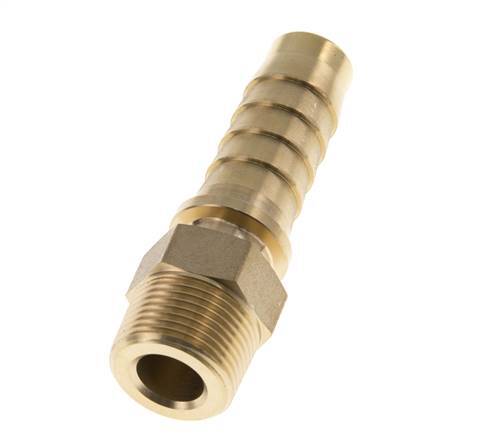 Pilier de tuyau en laiton 19x33 mm & R3/4'' avec filetage mâle DIN EN 14423