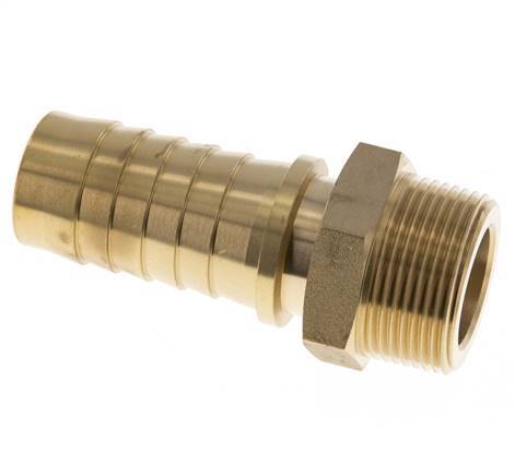 Pilier de tuyau en laiton 32x48 mm &amp; R1-1/4'' avec filetage mâle DIN EN 14423