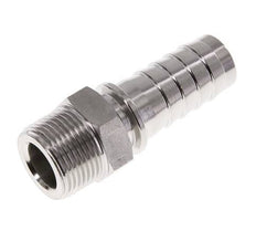 Pilier de tuyau 25x40 mm & R1'' en acier inoxydable 1.4301 avec filetage mâle DIN EN 14423