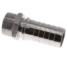 38x54 mm & R1-1/2'' Stainless Steel 1.4301 Hose Pillar with Male Threads DIN EN 14423