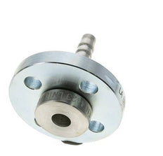 Pilier de tuyau en acier zingué 13x25 mm avec bride tournante PN 10/16/25/40 DIN EN 14423 / DIN 2826