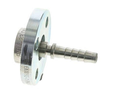 Pilier de tuyau en acier zingué 13x25 mm avec bride tournante PN 10/16/25/40 DIN EN 14423 / DIN 2826