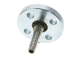 Pilier de tuyau en acier zingué 13x25 mm avec bride tournante PN 10/16/25/40 DIN EN 14423 / DIN 2826