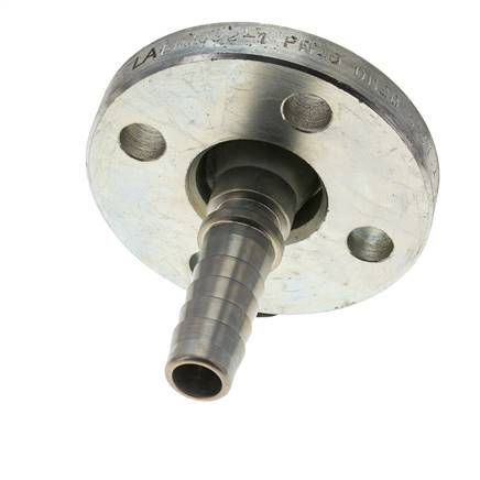 19x33 mm zink plated Steel Hose Pillar with Turnable Flange PN 10/16/25/40 DIN EN 14423 / DIN 2826