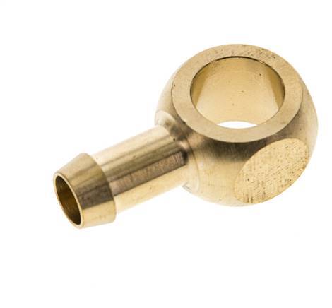 Raccord banjo en laiton de 9 mm (3/8'') et G1/4'' avec embout pour tuyau [2 pièces].