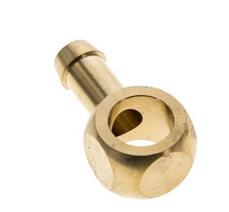 Raccord banjo en laiton de 9 mm (3/8'') et G1/4'' avec embout pour tuyau [2 pièces].