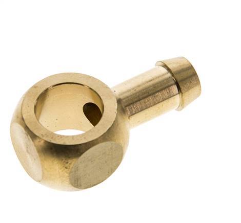 Raccord banjo en laiton de 9 mm (3/8'') et G1/4'' avec embout pour tuyau [2 pièces].