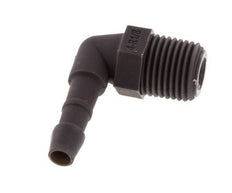 Embout coude PA 6 de 4 mm et R1/8'' avec filetage mâle [20 pièces].