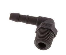 Embout coude PA 6 de 4 mm et R1/8'' avec filetage mâle [20 pièces].