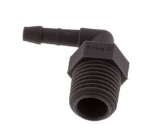 Embout coude PA 6 de 4 mm & R1/4'' avec filetage mâle [10 pièces].