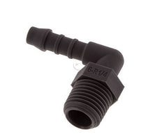 Raccordement pour tuyau flexible 6 mm (1/4'') et R1/4'' PA 6 avec filetage mâle [10 pièces].