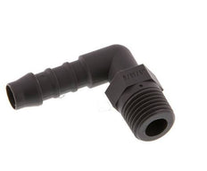 Embout de tuyau flexible coude PA 6 de 8 mm (5/16'') et R1/4'' avec filetage mâle [10 pièces].