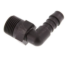 Embout de tuyau flexible coudé PA 6 de 12 mm &amp; R1/2'' avec filetage mâle [5 pièces].