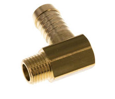 Raccord coude en laiton de 13 mm (1/2'') et M14x1,5 (conique) avec filetage mâle pour tuyau flexible