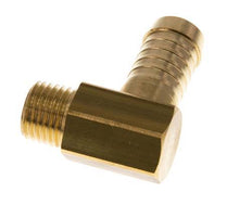 Raccord coude en laiton de 13 mm (1/2'') et M14x1,5 (conique) avec filetage mâle pour tuyau flexible