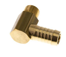 Raccord coude en laiton de 13 mm (1/2'') et M14x1,5 (conique) avec filetage mâle pour tuyau flexible