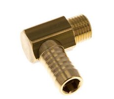 Raccord coude en laiton de 13 mm (1/2'') et M14x1,5 (conique) avec filetage mâle pour tuyau flexible