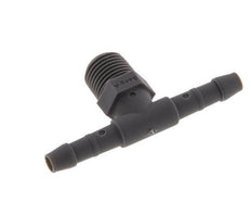 4 mm & R1/8'' PA 6 Tee Hose Barb with Male Threads [10 Pieces]