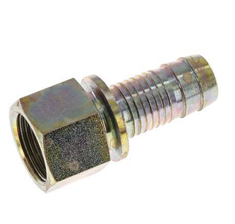 Colliers de securite 19 mm (3/4'') et G3/4'' en acier zingue pour tuyaux Barb femelle