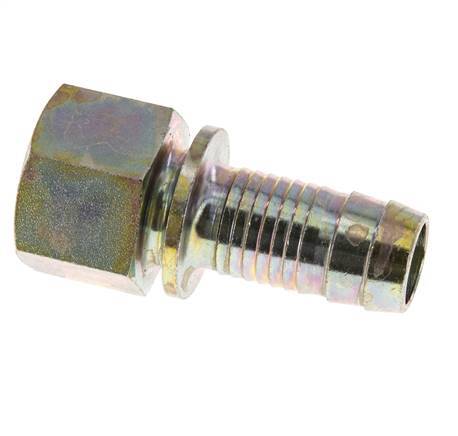Colliers de securite 19 mm (3/4'') et G3/4'' en acier zingue pour tuyaux Barb femelle