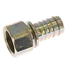 Colliers de securite femelle Hose Barb en acier zingue de 25 mm (1'') et G1''.