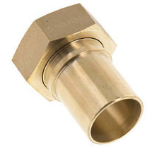 32 mm (1-1/4'') & G1-1/4'' Brass Hose Barb Union Nut Flat Sealing Polyurethane Safety collars EN 14420-5 (DIN 2817)