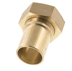 32 mm (1-1/4'') & G1-1/4'' Brass Hose Barb Union Nut Flat Sealing Polyurethane Safety collars EN 14420-5 (DIN 2817)