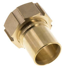 38 mm (1-1/2'') & G1-1/2'' Brass Hose Barb Union Nut Flat Sealing Polyurethane Safety collars EN 14420-5 (DIN 2817)