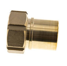 50 mm (2'') & G2'' Brass Hose Barb Union Nut Flat Sealing Polyurethane Safety collars EN 14420-5 (DIN 2817)