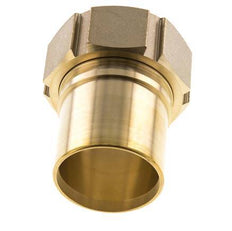 50 mm (2'') & G2'' Brass Hose Barb Union Nut Flat Sealing Polyurethane Safety collars EN 14420-5 (DIN 2817)