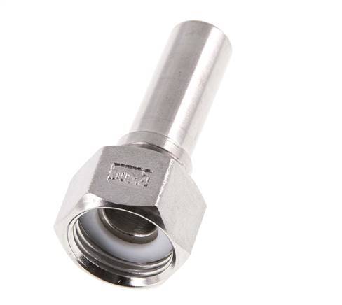 13 mm (1/2'') & G1/2'' Acier inoxydable 1.4401 Barre de tuyau Écrou-union Joint plat PTFE Colliers de securite EN 14420-5 (DIN 2817)