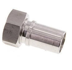 25 mm (1'') & G1'' Acier inoxydable 1.4401 Barre de tuyau Écrou-union Joint plat PTFE Colliers de securite EN 14420-5 (DIN 2817)
