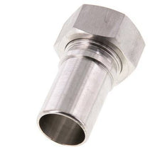 25 mm (1'') & G1'' Acier inoxydable 1.4401 Barre de tuyau Écrou-union Joint plat PTFE Colliers de securite EN 14420-5 (DIN 2817)