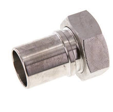 32 mm (1-1/4'') & G1-1/4'' Acier inoxydable 1.4401 Barre à tuyau Écrou-union Joint plat PTFE Colliers de securite EN 14420-5 (DIN 2817)