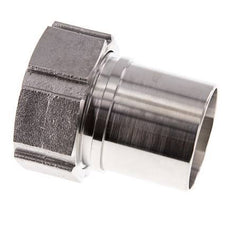 50 mm (2'') & G2'' Acier inoxydable 1.4401 Barb à tuyau Écrou-union Joint plat PTFE Colliers de securite EN 14420-5 (DIN 2817)