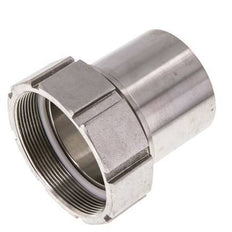 75 mm (3'') & G3'' Acier inoxydable 1.4401 Barre de tuyau Écrou-union Joint plat PTFE Colliers de securite EN 14420-5 (DIN 2817)