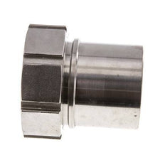 75 mm (3'') & G3'' Stainless Steel 1.4401 Hose Barb Union Nut Flat Sealing PTFE Safety collars EN 14420-5 (DIN 2817)