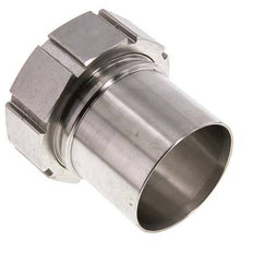 75 mm (3'') & G3'' Acier inoxydable 1.4401 Barre de tuyau Écrou-union Joint plat PTFE Colliers de securite EN 14420-5 (DIN 2817)