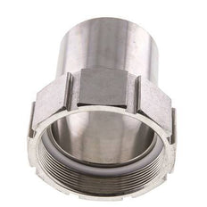 75 mm (3'') & G3'' Acier inoxydable 1.4401 Barre de tuyau Écrou-union Joint plat PTFE Colliers de securite EN 14420-5 (DIN 2817)